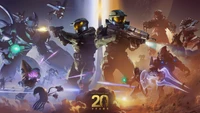 Celebrating 20 Years of Halo: Epic Battle in 4K