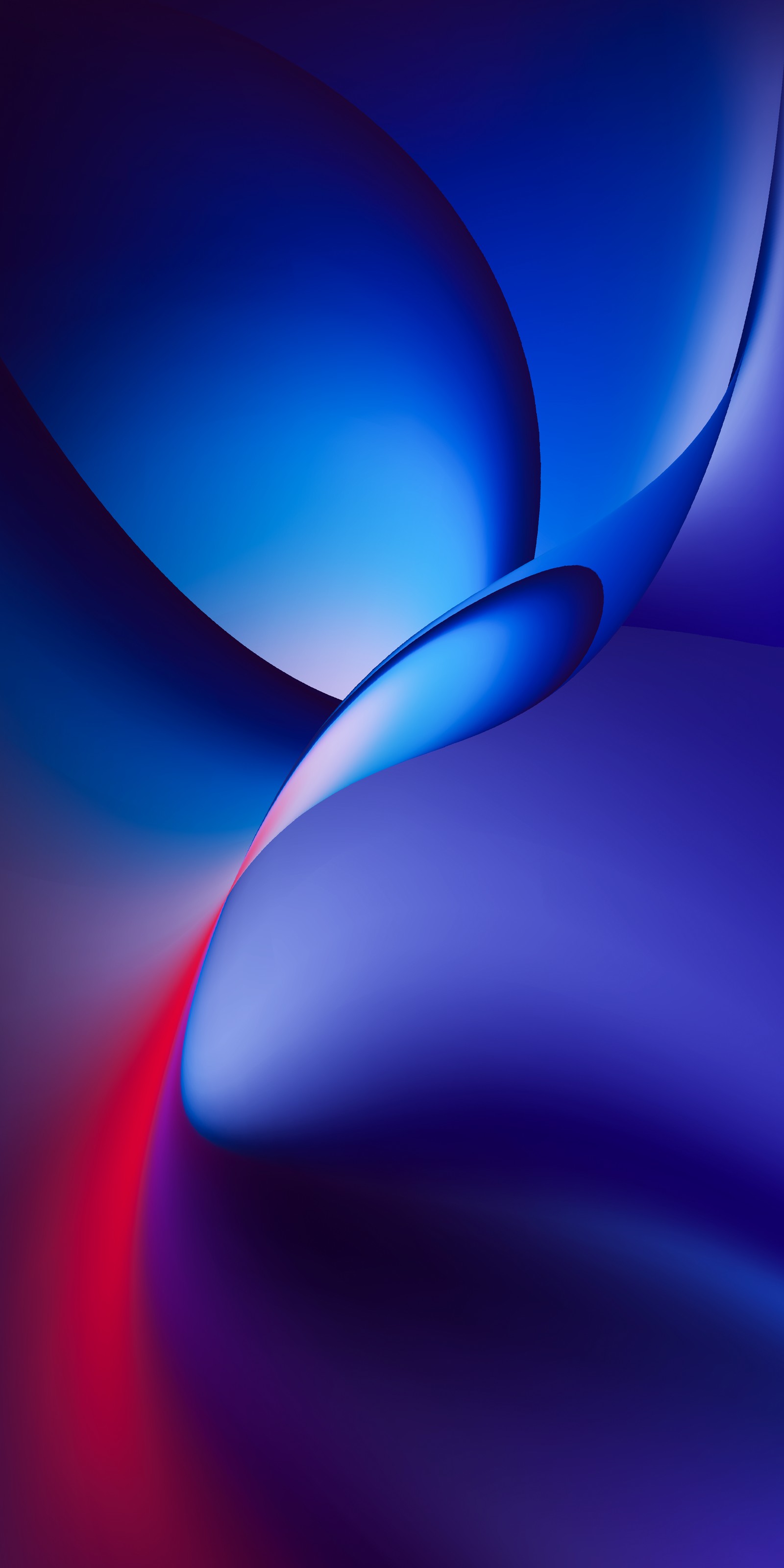 Un primer plano de un fondo abstracto azul y rojo con una curva (azul cobalto, azul, aqua, azul eléctrico, arte)