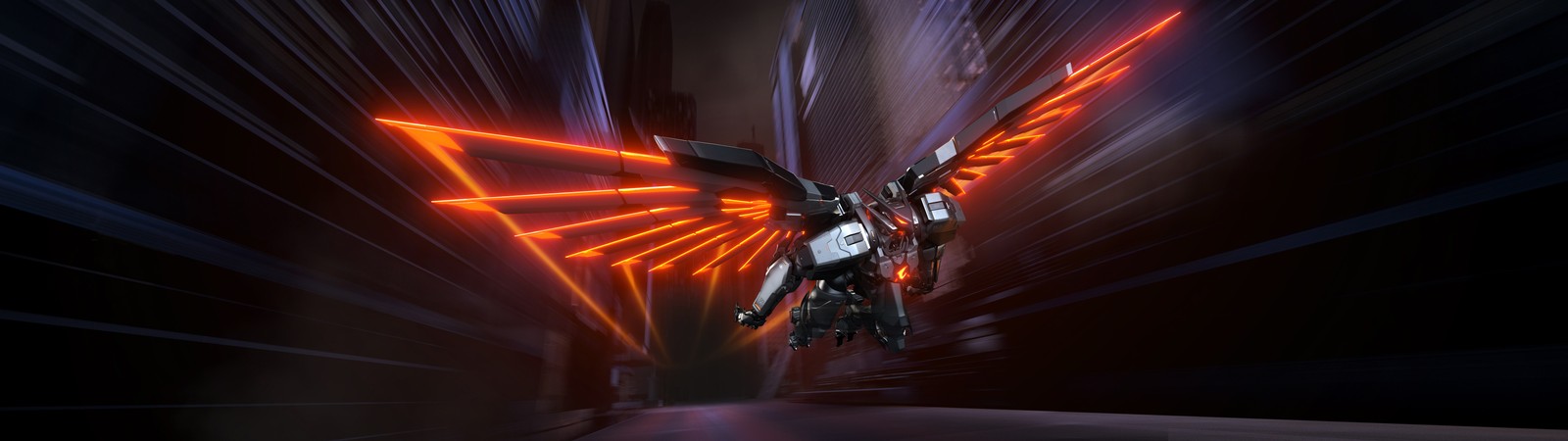 A close up of a person flying through a dark room (gigabyte aorus gaming, ultrawide, technology, 4k wallpaper)