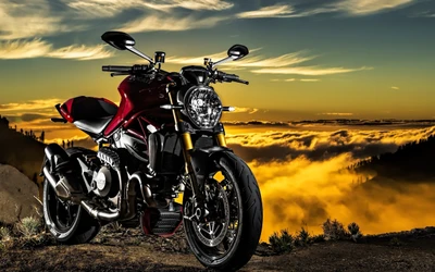 мотоцикл, ducati, ducati monster 1100 evo, дюкатти монстр, ducati monster