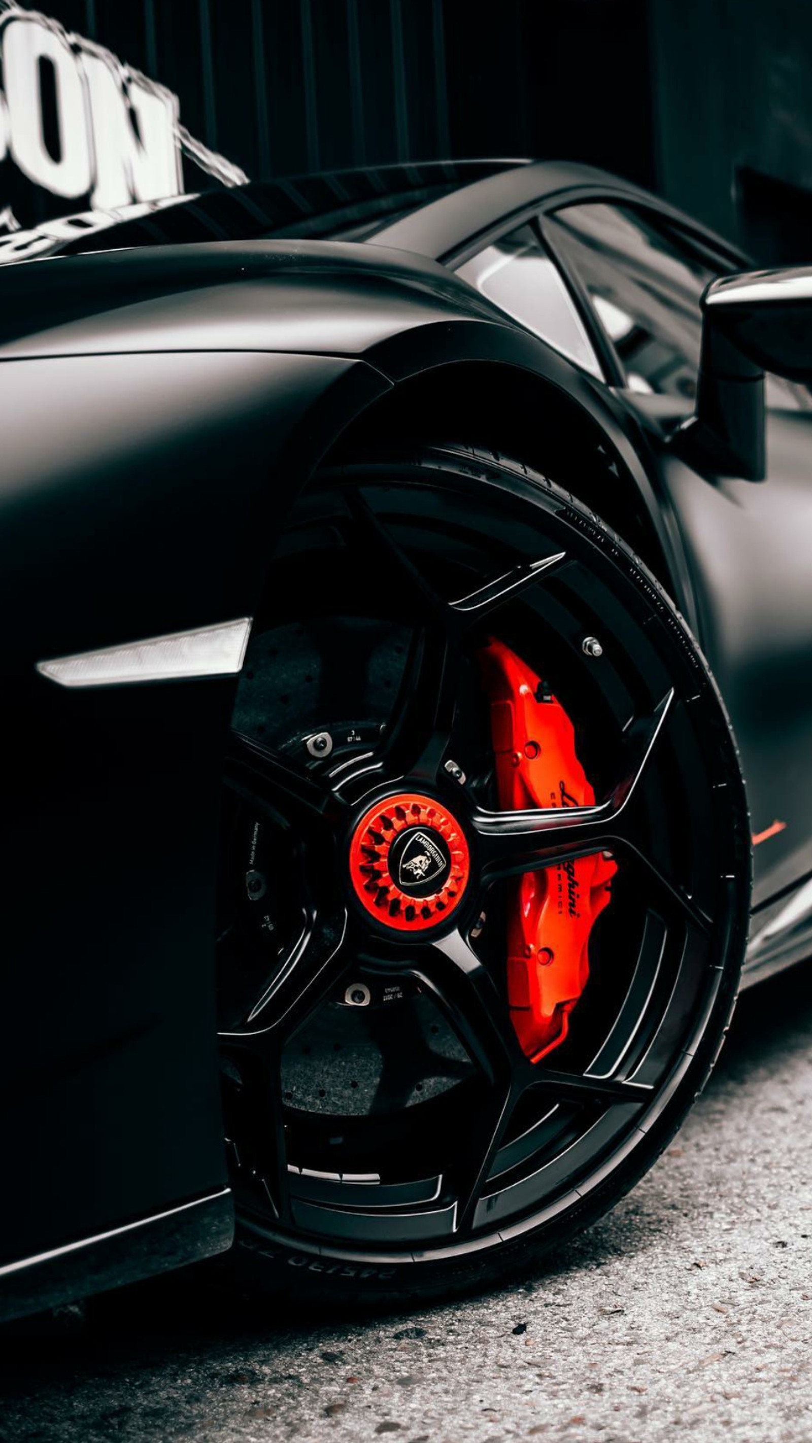 Descargar fondo de pantalla lamborghini, huracan, negro, coche, supercoche