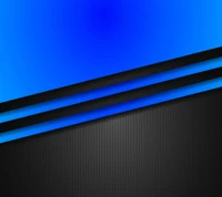 Modern Abstract Design with Blue Gradient and Black Lines