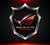 asus, feuer, logo, logos, rog