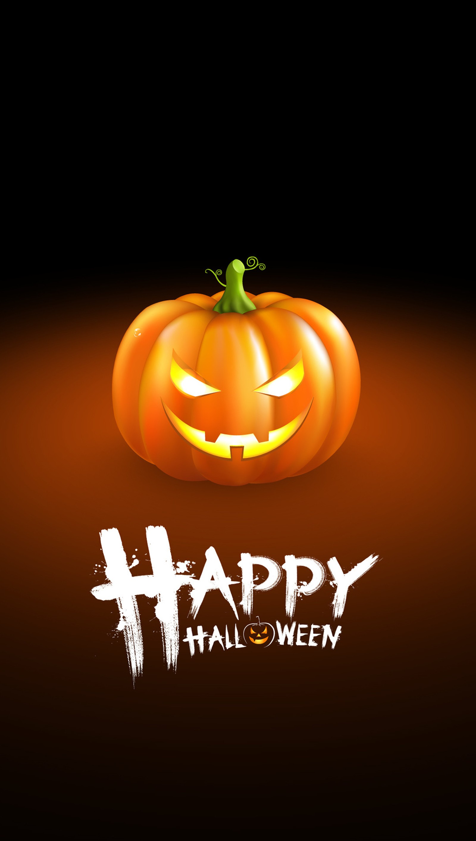 Gros plan d'une citrouille d'halloween avec un message joyeux halloween (halloween, joyeux halloween, citrouille)