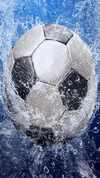 abstrakt, fußball, sport, wasser