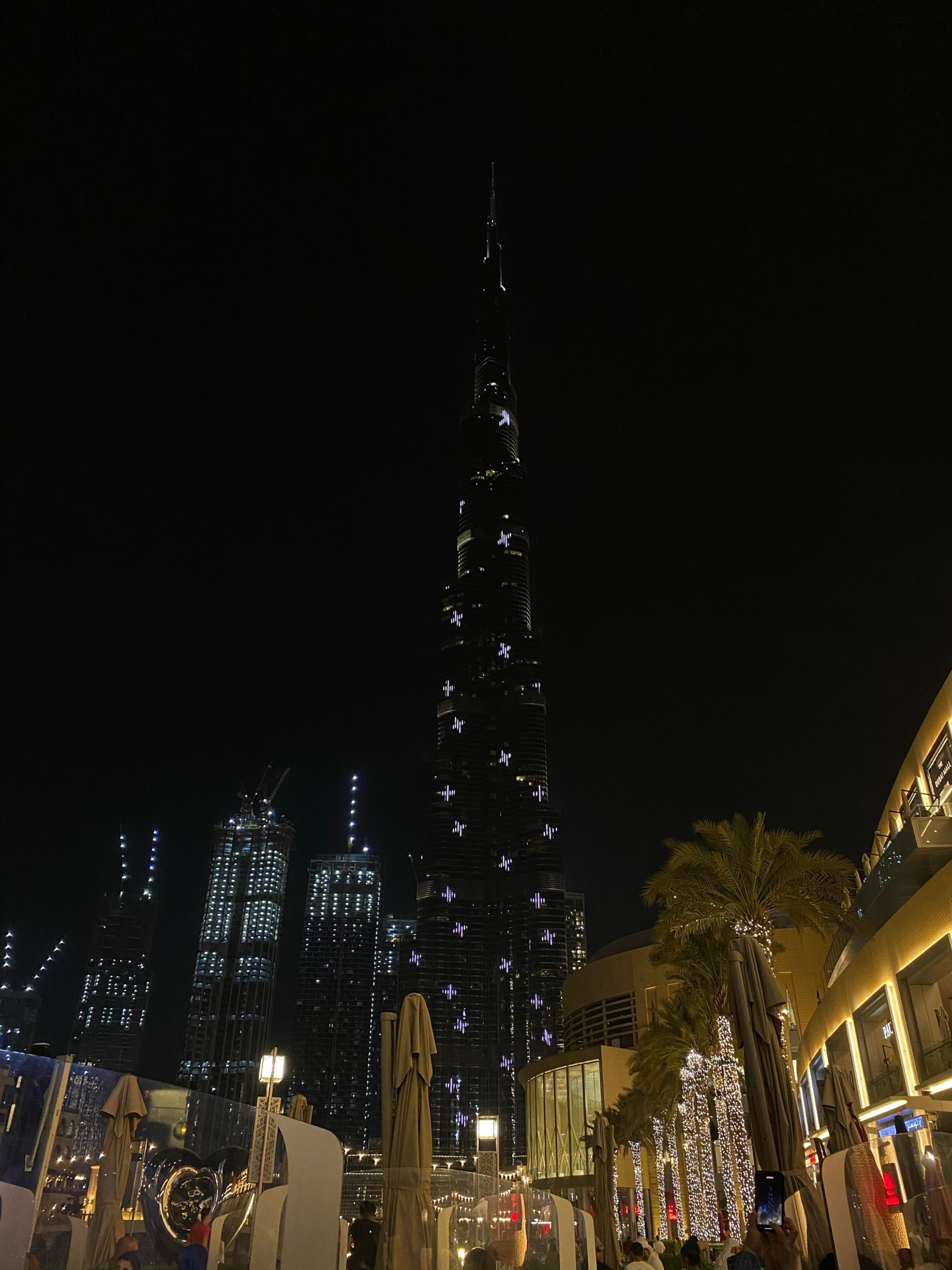 Descargar fondo de pantalla dubái, dubai, burj khalifa, hito, noche