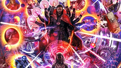 Doktor Strange im Multiversum des Wahnsinns: Eine visuelle Reise durch Dimensionen