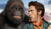 Dr. Dolittle and His Gorilla Companion: A Memorable Moment from the 2020 Movie