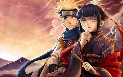 naruto uzumaki, hinata hyuga, aventuriero, ficção, mulher guerreira