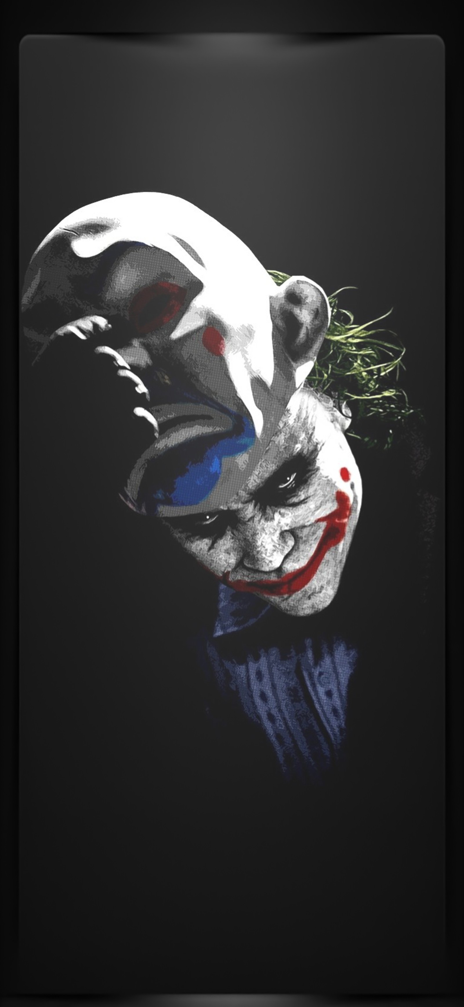 joker, batman, jaw, paint, art wallpaper