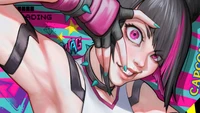 juri, street fighter 6, s56, jeu vidéo, art