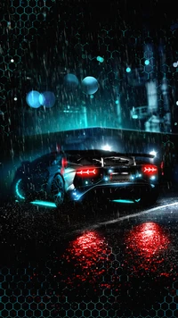 reflection, sports car, cars, automotive lighting, hood wallpaper