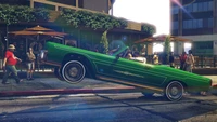 Custom Lowrider in Grand Theft Auto V: A Vibrant Multiplayer Experience