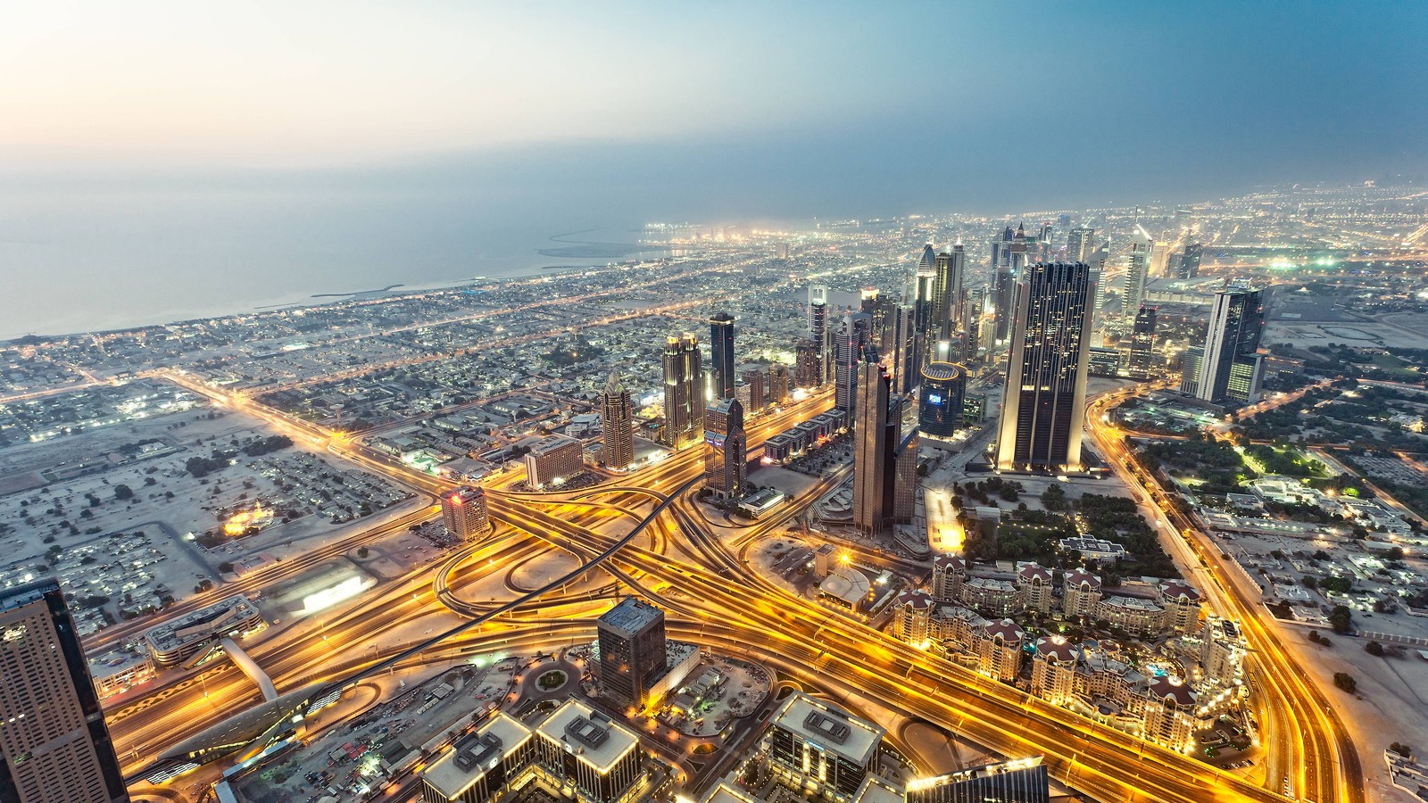 Téléchargez le fond d'écran burj khalifa, paysage urbain, zone urbaine, ville, métropole