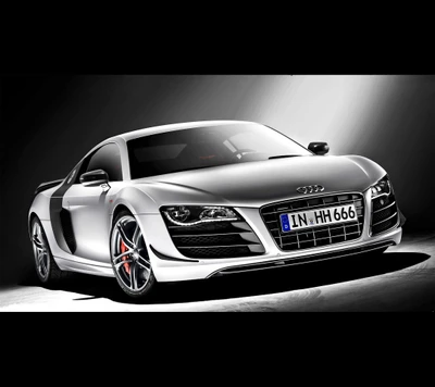 audi, coche, alemán, r8, vehículo