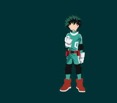 anime, boku no hero, midoriya