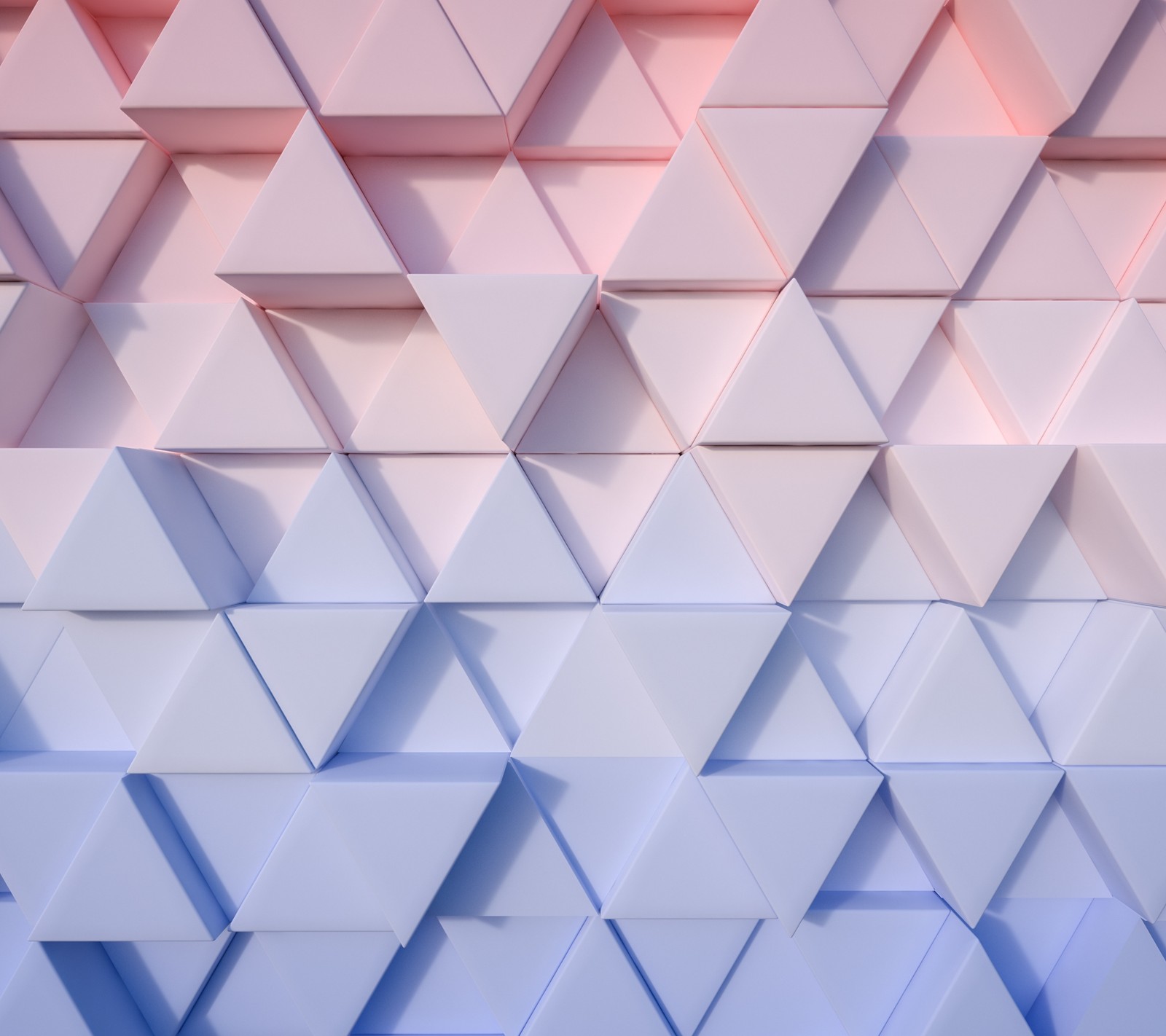 A close up of a wall of white and pink cubes (3d, abstract, background, digital art, geometric)