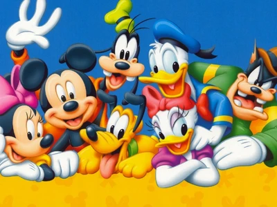 Amigos Alegres de Disney: Mickey, Minnie, Donald y la Pandilla