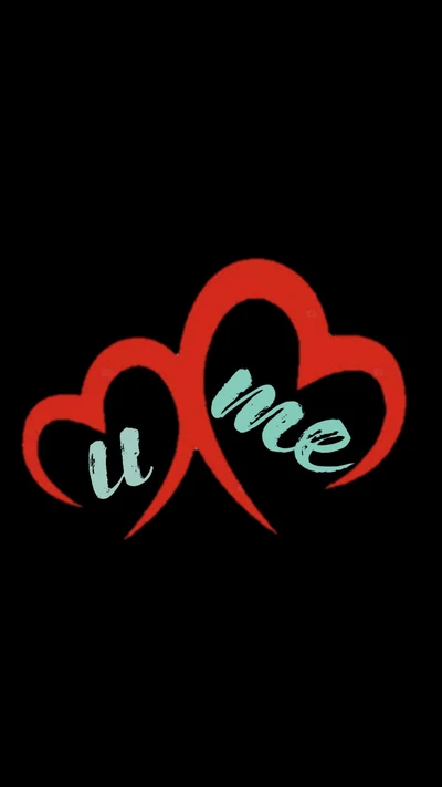 U & Me: A Heartfelt Love Wallpaper