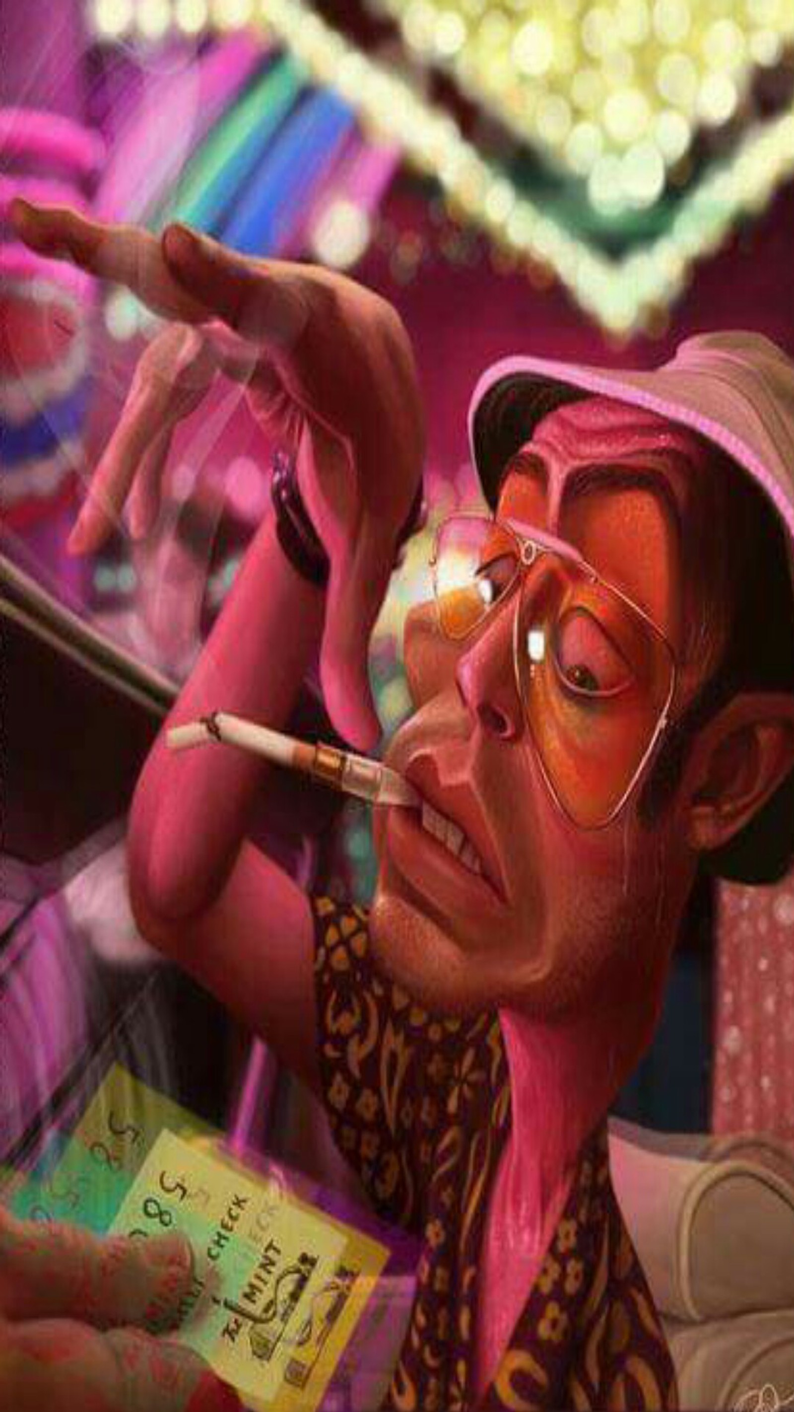 caricature, deep, drogue, johnny, las wallpaper