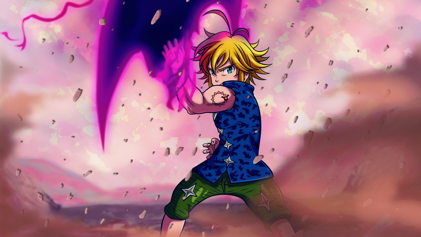 Baixar papel de parede nanatsu no taizai, os sete pecados capitais, the seven deadly sins, 七つの大罪, anime