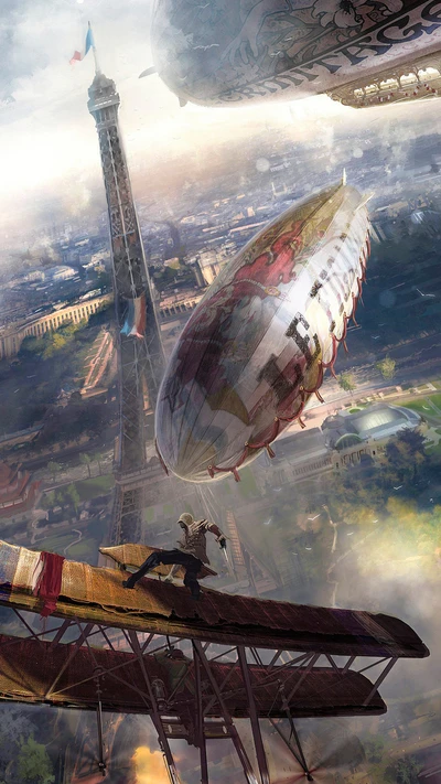 assassins creed unity, arte, arte conceptual, steampunk, ilustración