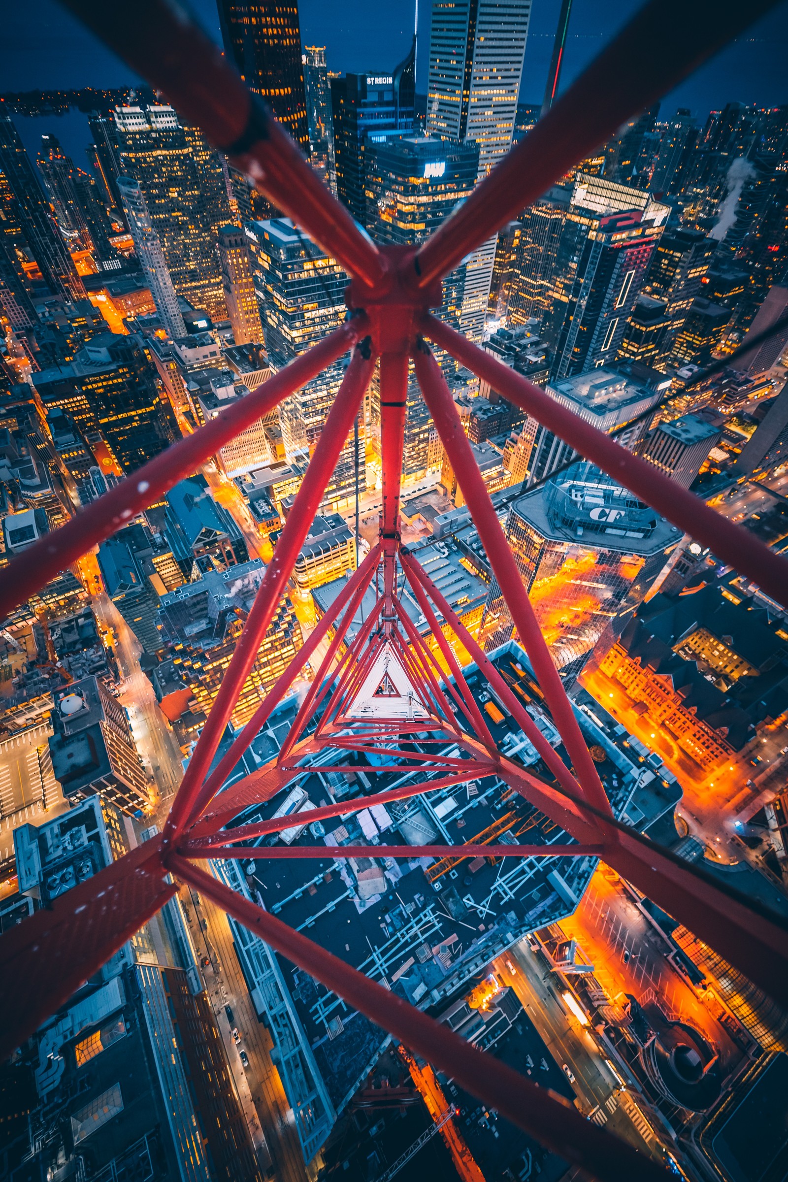 toronto, crane, urban area, landmark, city wallpaper