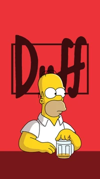 duff, homère, simpson