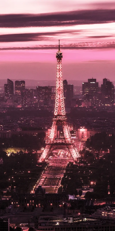 eiffelturm, frankreich, landschaft, paris, rosa