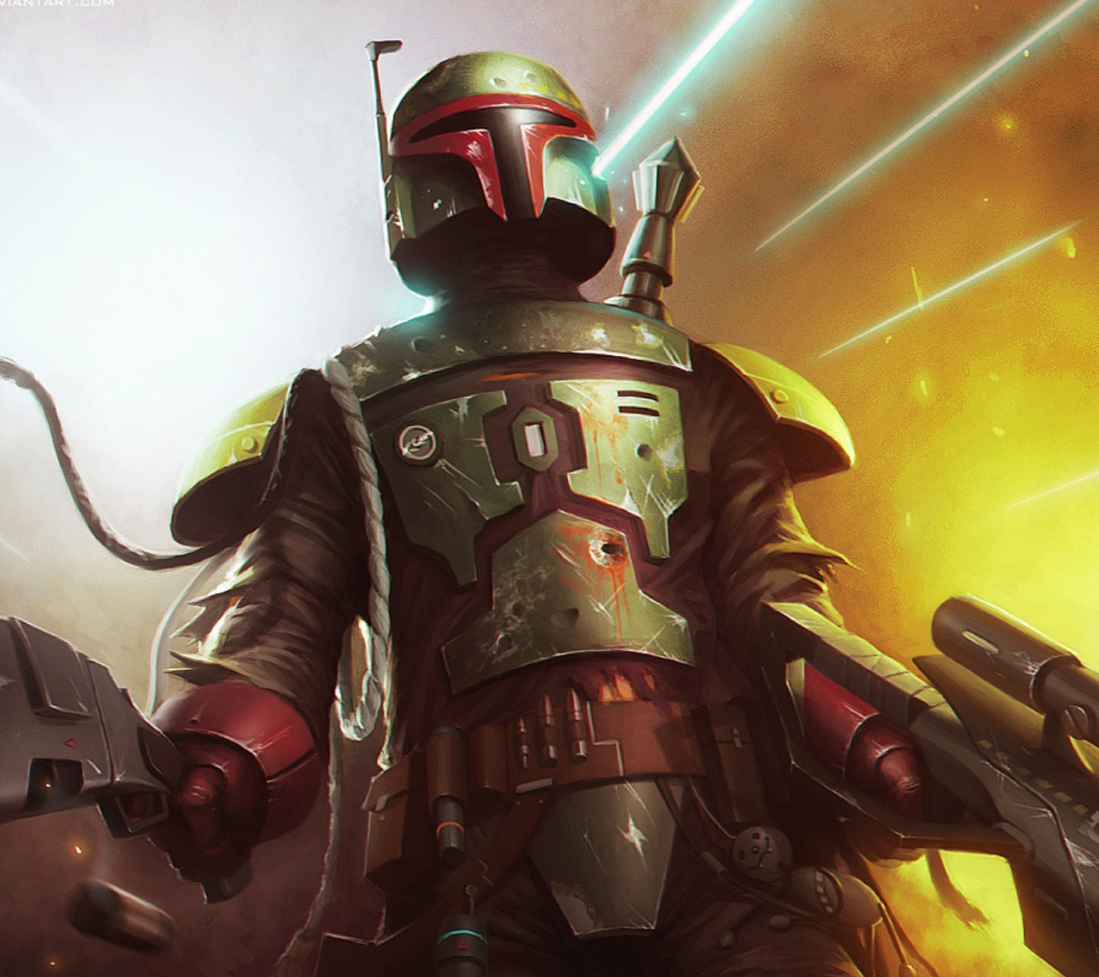 Lade boba fett, star wars Hintergrund herunter