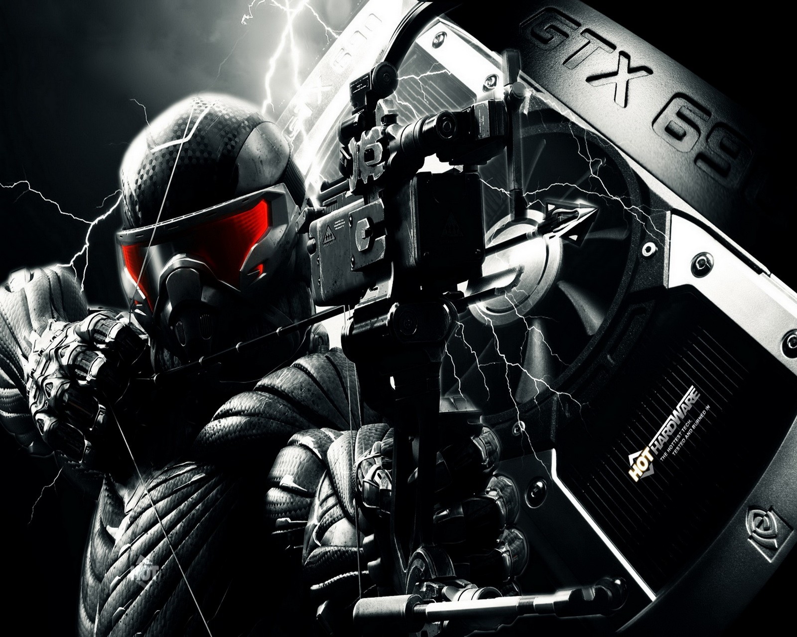 Lade arme, bogen, crysis 3, new york, soldaten Hintergrund herunter