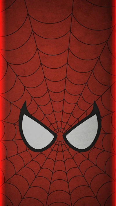 borde, rojo, spiderman