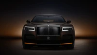 2023 Rolls Royce Black Badge Ghost: Elegância Elegante em Detalhe 4K