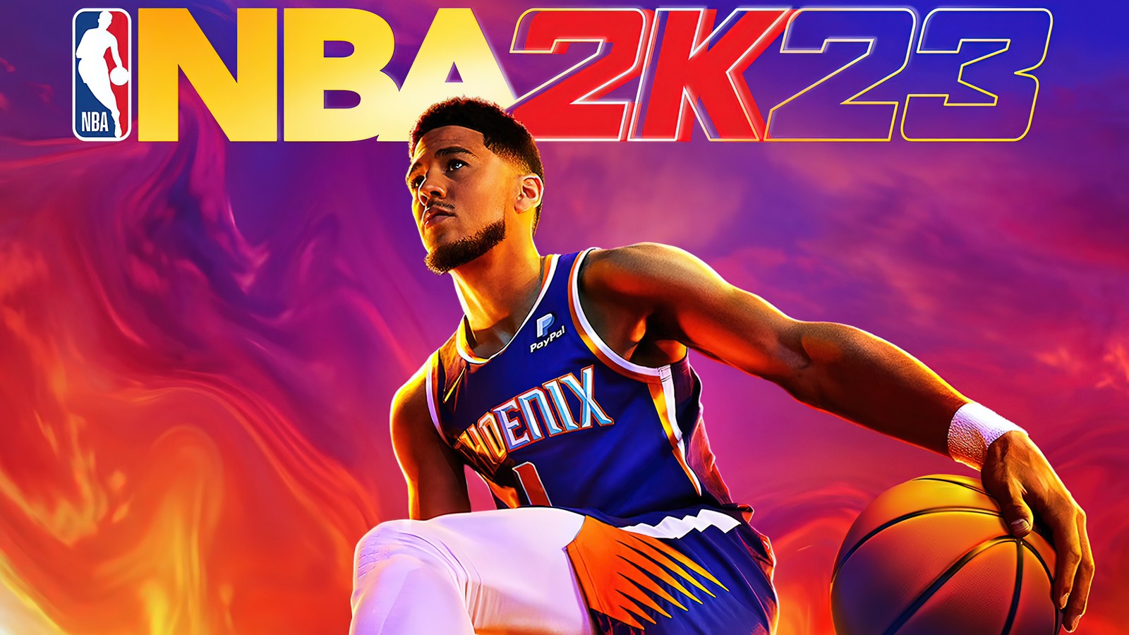 Скачать обои нба 2к23, nba 2k23, национальная баскетбольная ассоциация, видеоигра, девин букер