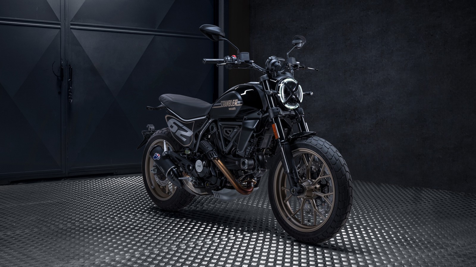 Baixar papel de parede ducati scrambler aceleração total, ducati scrambler full throttle, 2025, cafe racer, 5k