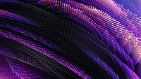 Colorful Glowing Rays in Abstract Wave Pattern