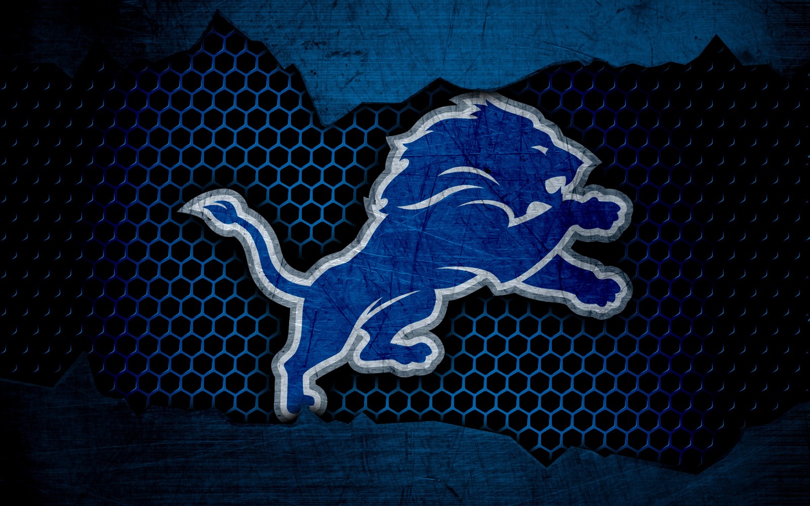 Detroit lions wallpapers hd wallpaper cave (detroit lions, american football team, nfl team, blue background, sports)