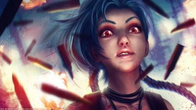 джинкс, jinx, lol, league of legends, видеоигра