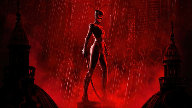 Постер мультфильма бэтмен (женщина кошка, catwoman, бэтмен 2022, the batman 2022, фильм)