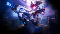 Kimmy in Mobile Legends: Eine dynamische Heldin mit futuristischer Waffe