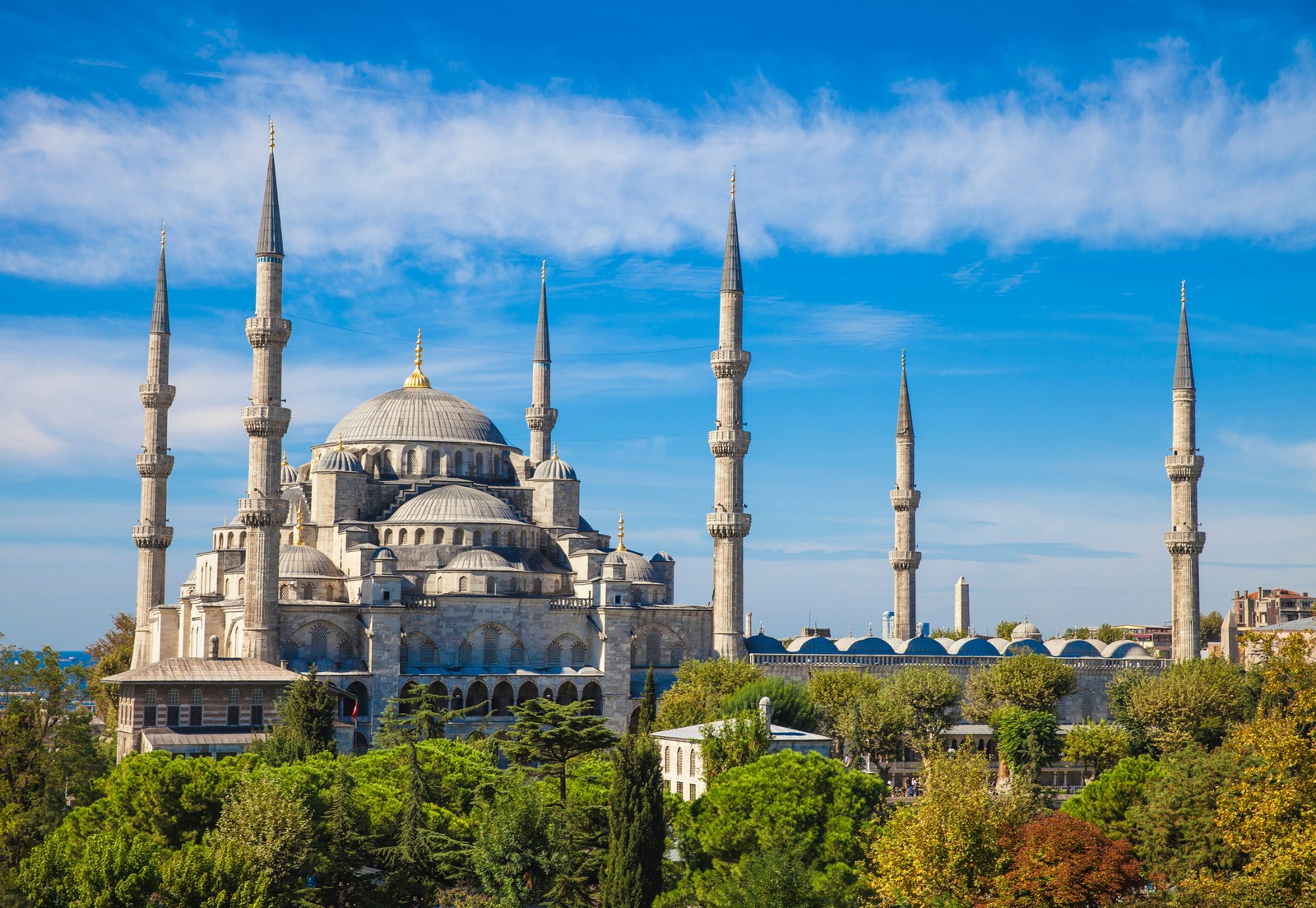 blue mosque, istanbul, turkey, sultan ahmed mosque, ancient architecture wallpaper