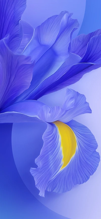 azul, flor