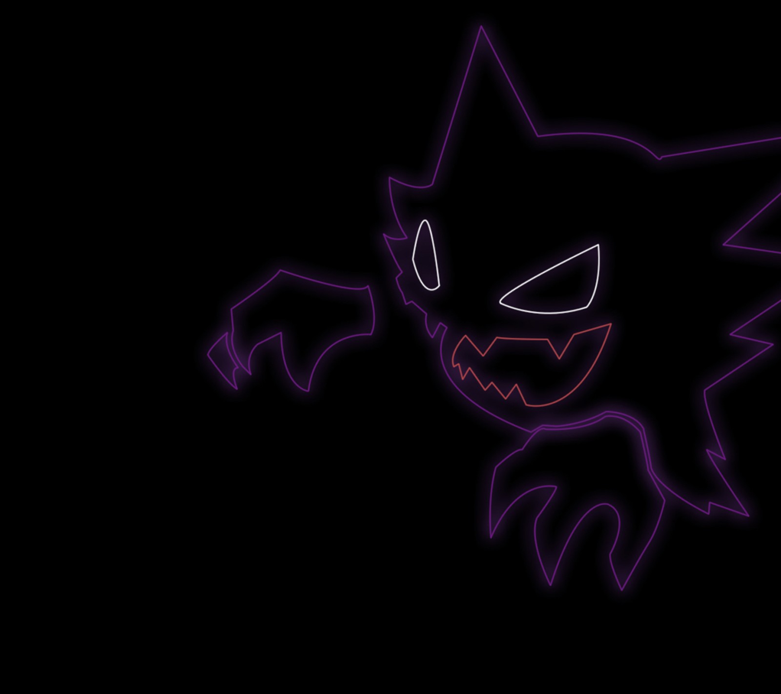 Скачать обои генгар, gengar, ужасный, призрак, haunter