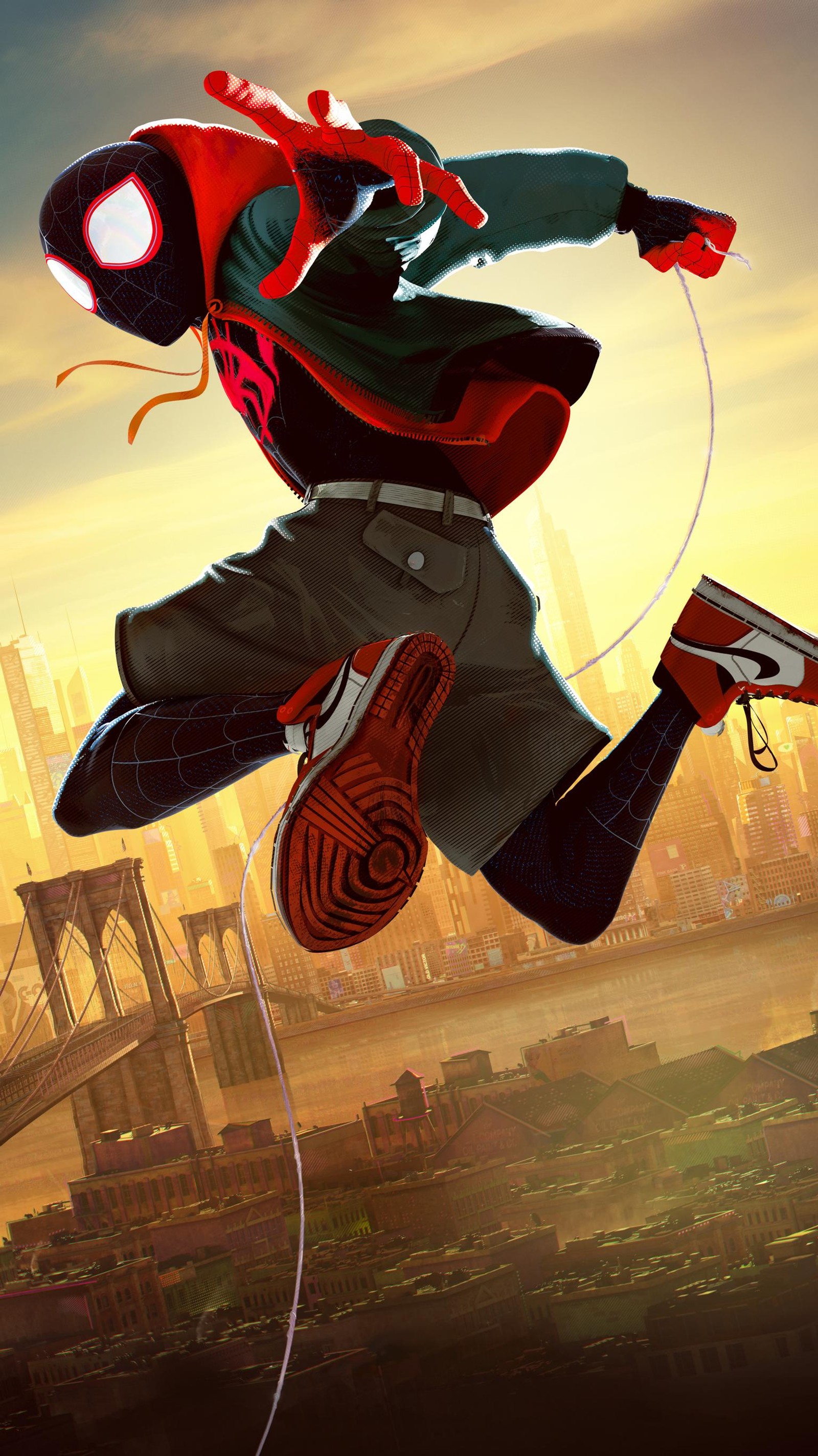 spiderman, marvel, into the spiderverse, miles morales Download Wallpaper