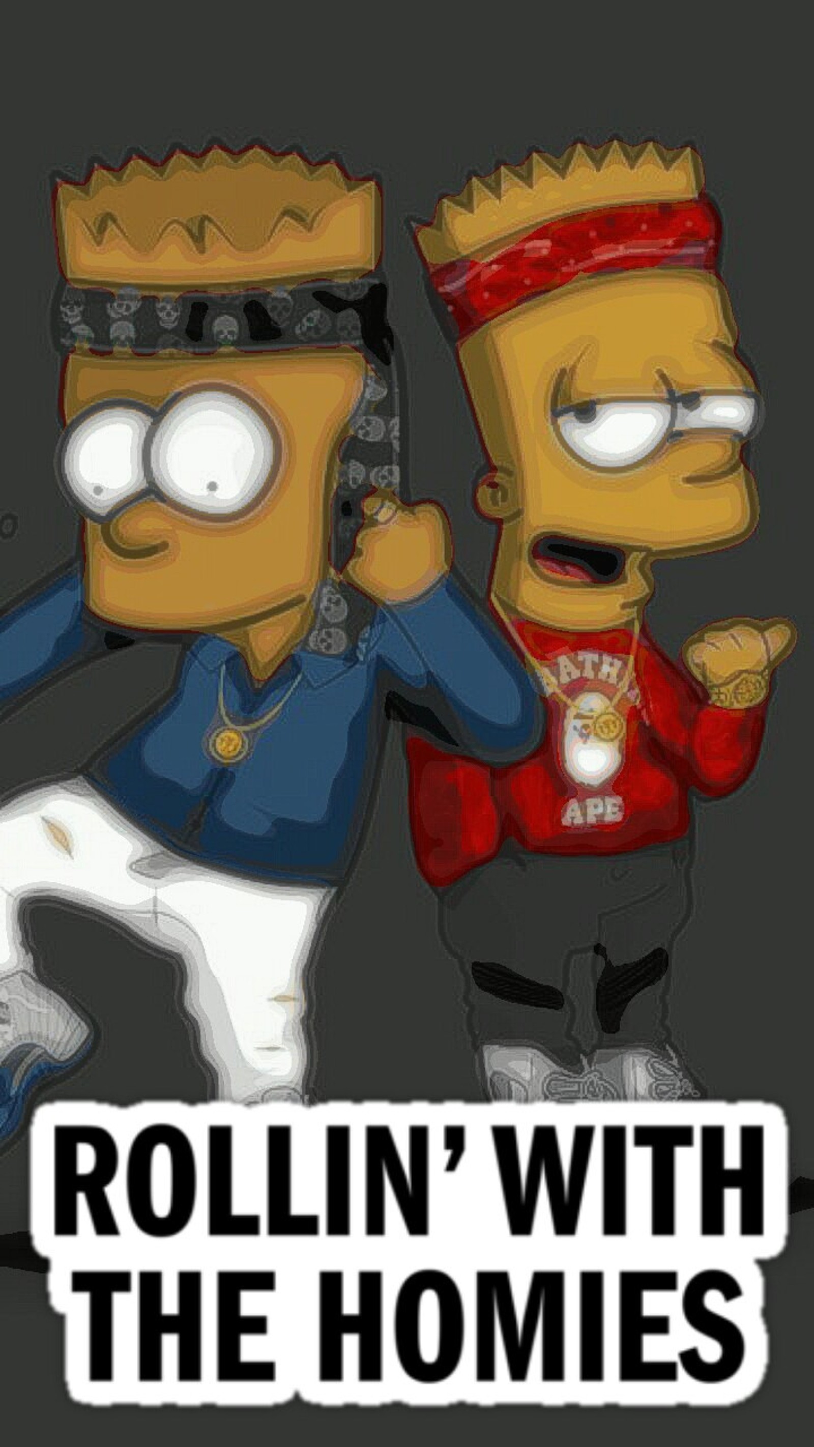 rap, simpsons wallpaper