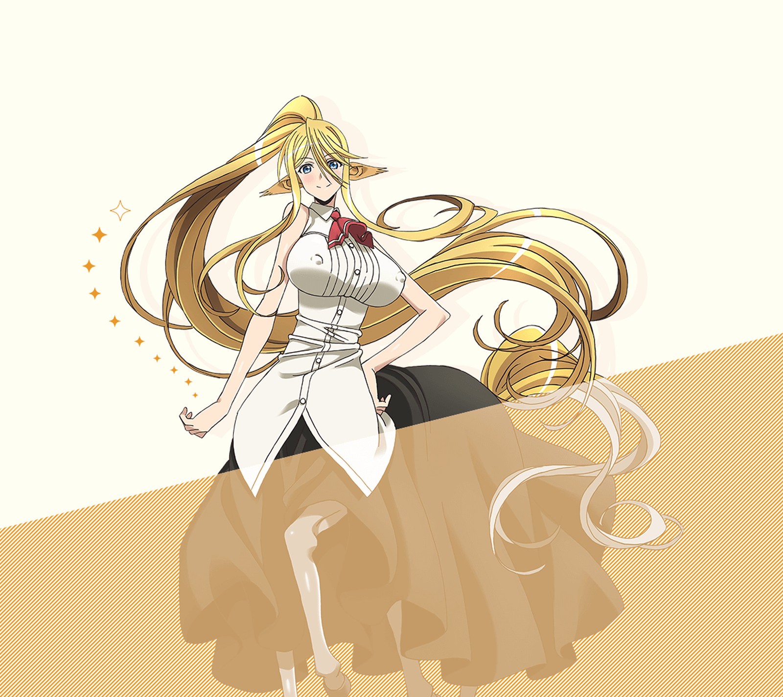 Скачать обои аниме, anime, centorea, девочка, монстр