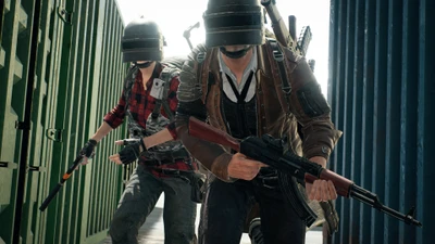 Intensive Duo-Aktion in PUBG: Bereit für den Kampf