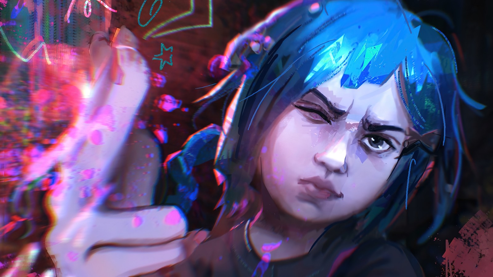 arcane series, tv series, arcane, kid, jinx wallpaper