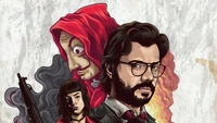 la casa de papel, money heist, netflix, série de televisão, cartaz