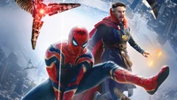 Spider-Man and Doctor Strange Unite in No Way Home Poster